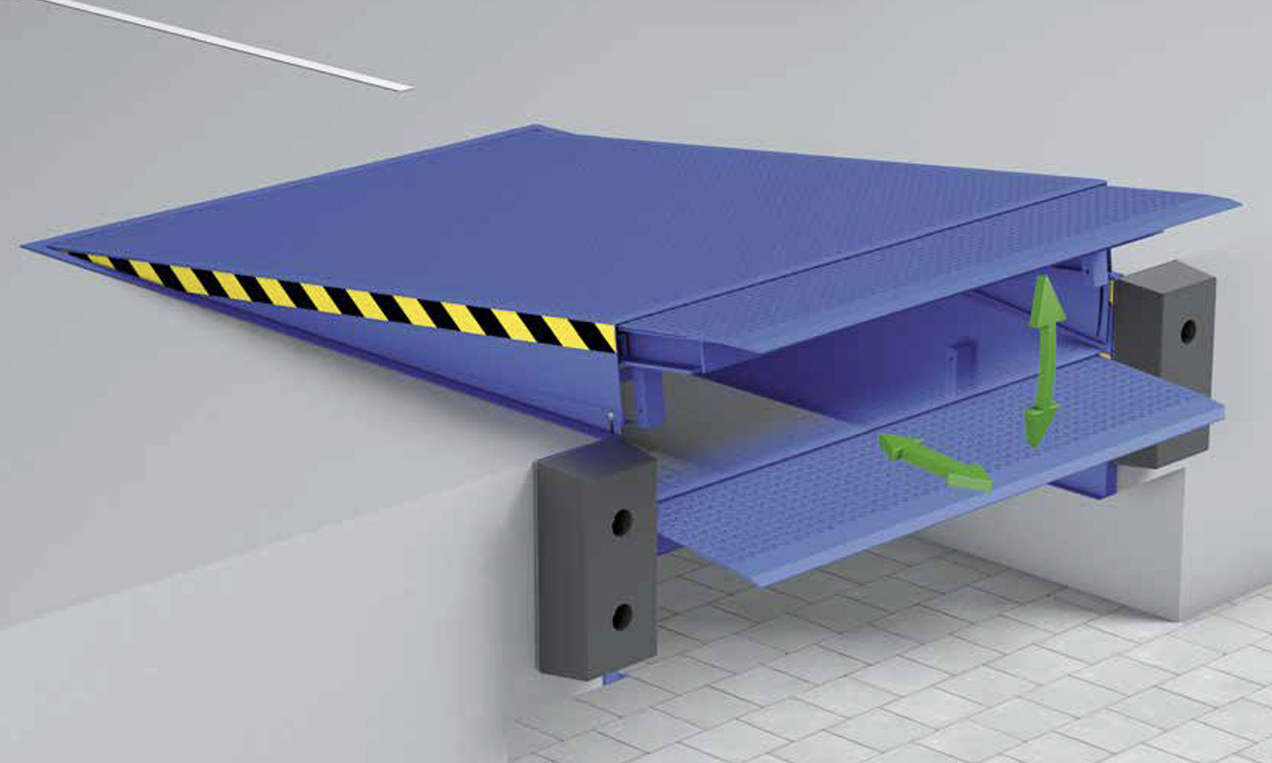 TELESCOPIC LIP DOCK LEVELLER